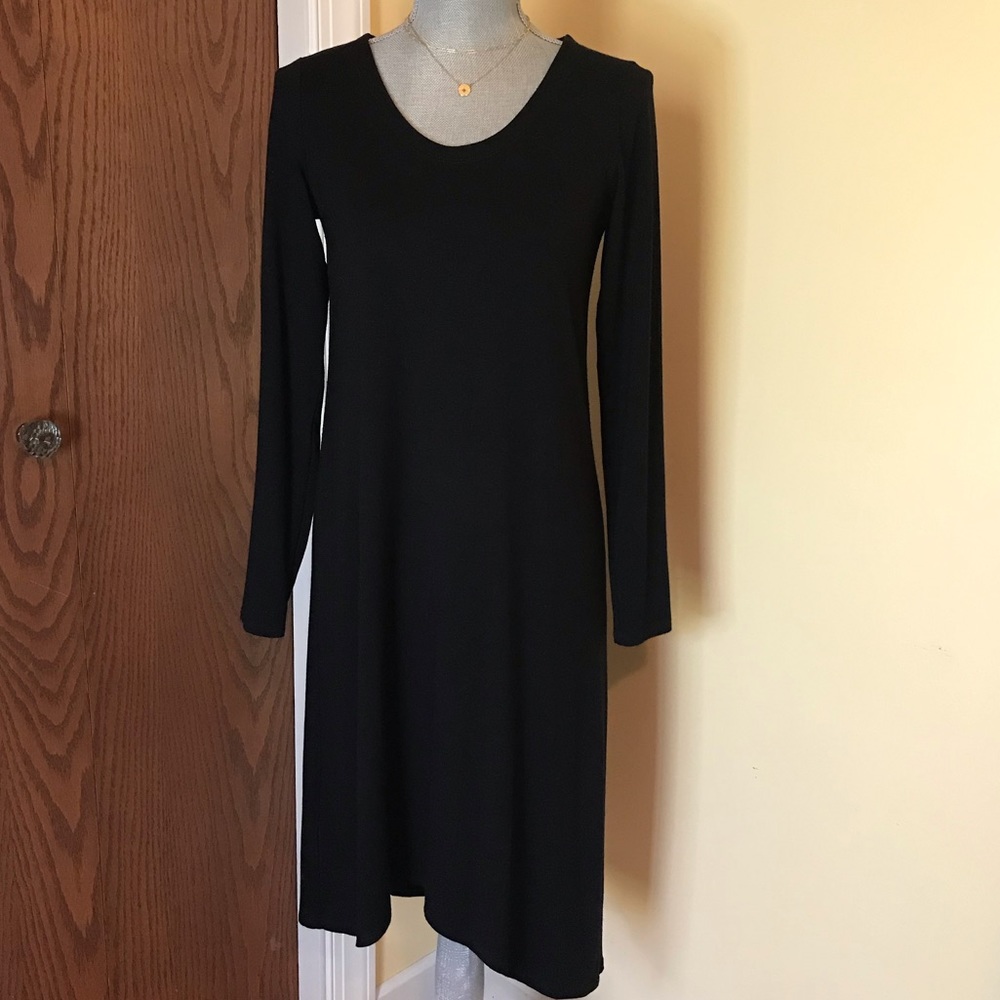 Eileen Fisher asymmetrical tee shirt dress